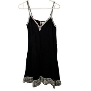 Element Small Black vintage Slip Dress